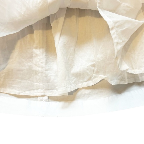 Revolve LPA Albany mini dress in white size XS puff sleeves bachelorette bow tie - Picture 5 of 8